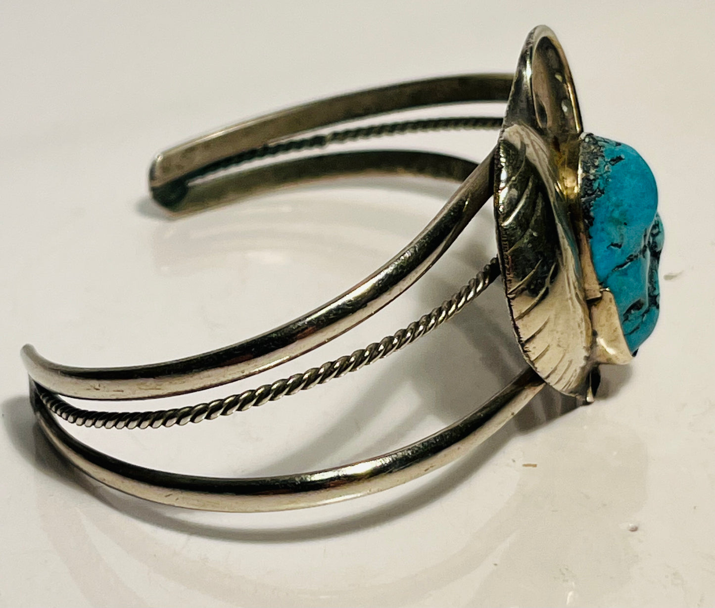 Cuff Bracelet with Turquoise