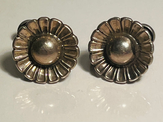 Vintage Danecraft Sterling Silver Earrings