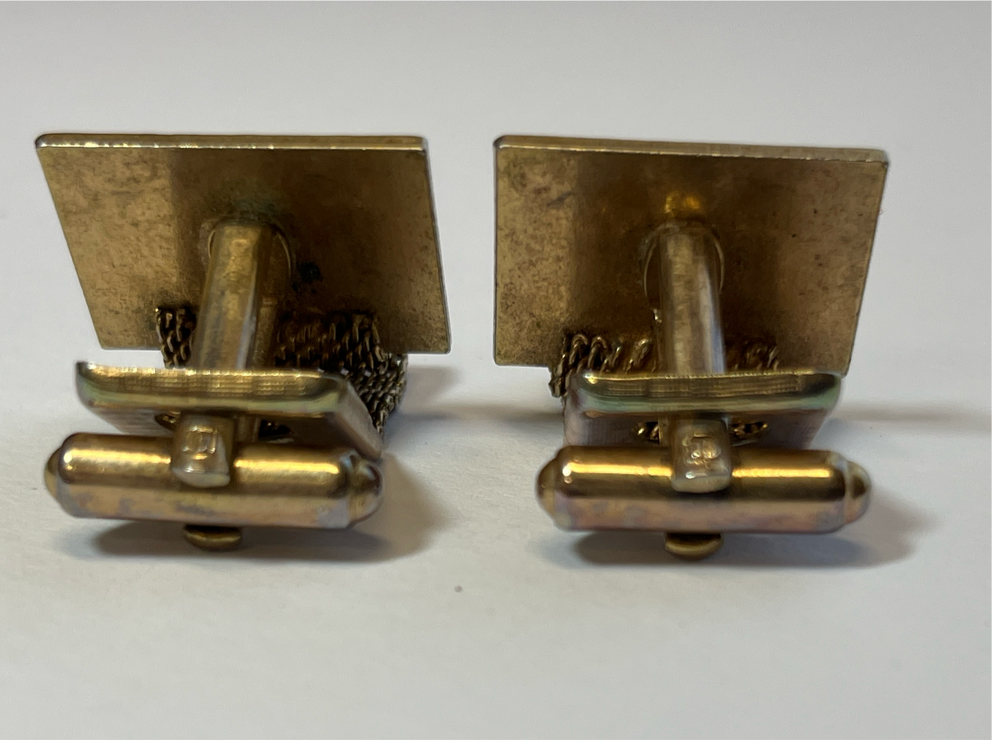 Vintage Gold-Tone Harness Racing Cufflinks