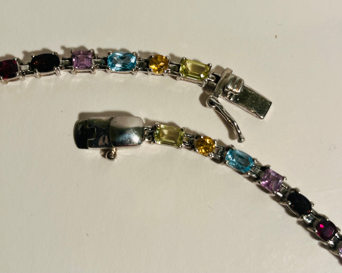 Sterling Silver & Gemstone Necklace