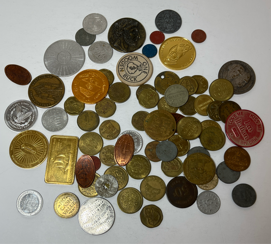 Collection of Vintage Tokens