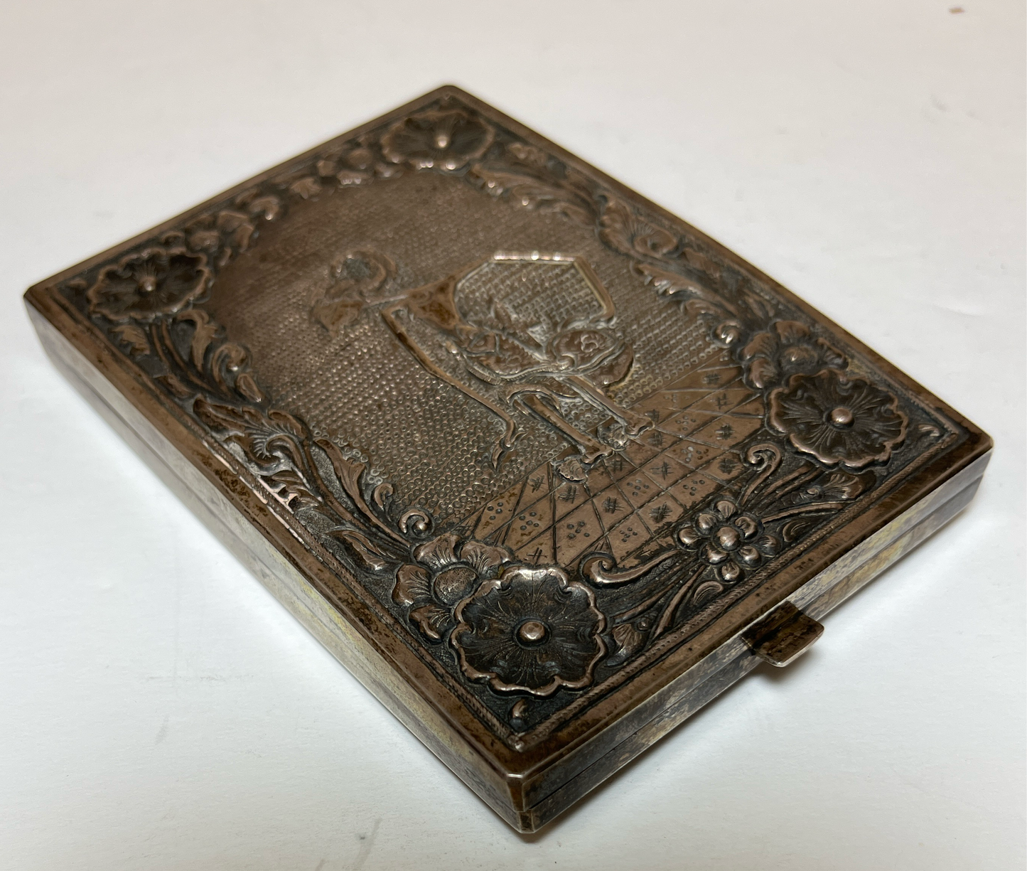 800 Silver Cigarette Case