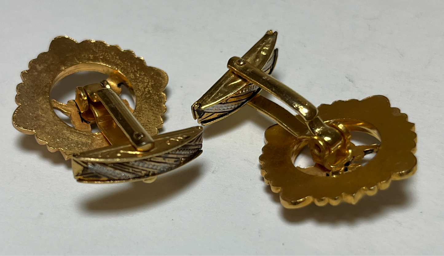 Two Pairs Vintage Harness Racing Cufflinks