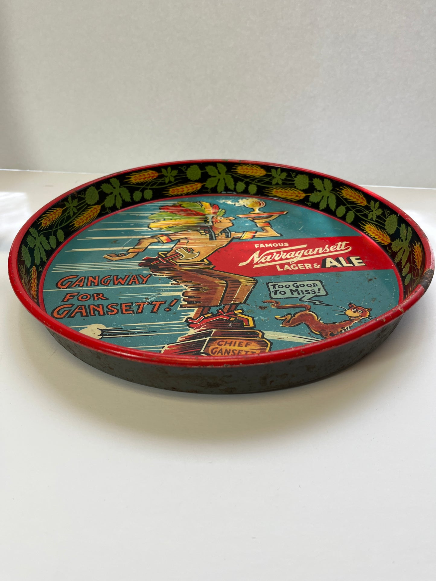 Vintage Narragansett Dr. Seuss Bar Tray