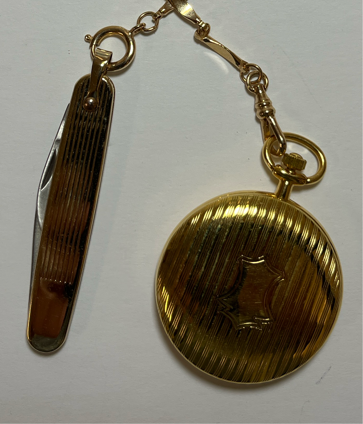 Colibri Pocket Watch with Knife