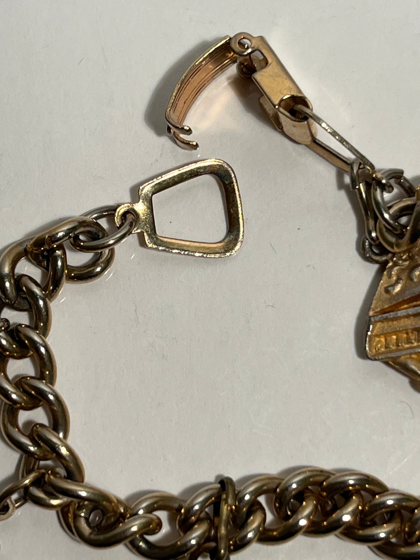 Vintage Charm Bracelet with Musical Instruments