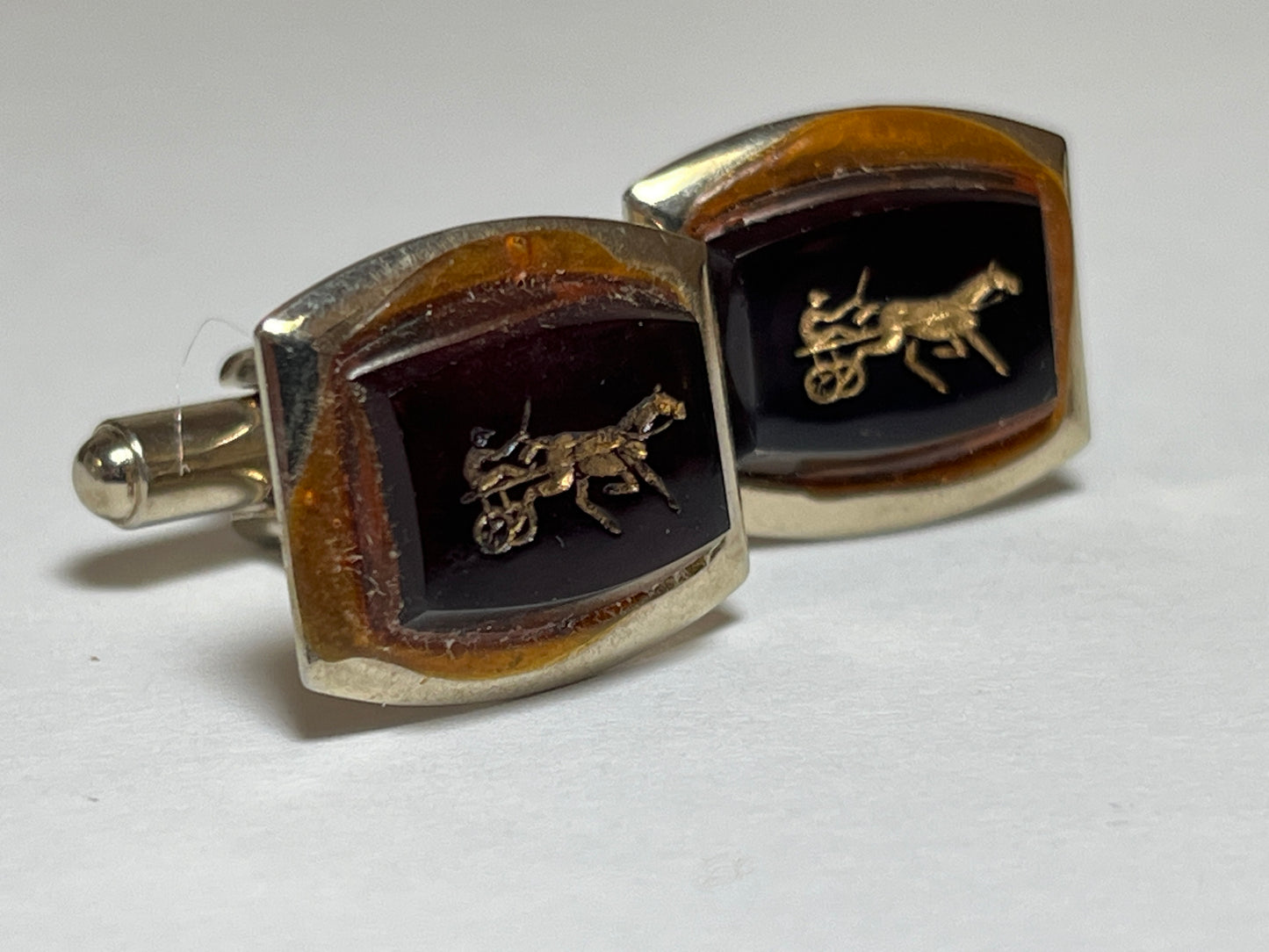 Harness Racing Cufflinks & Tie Tack