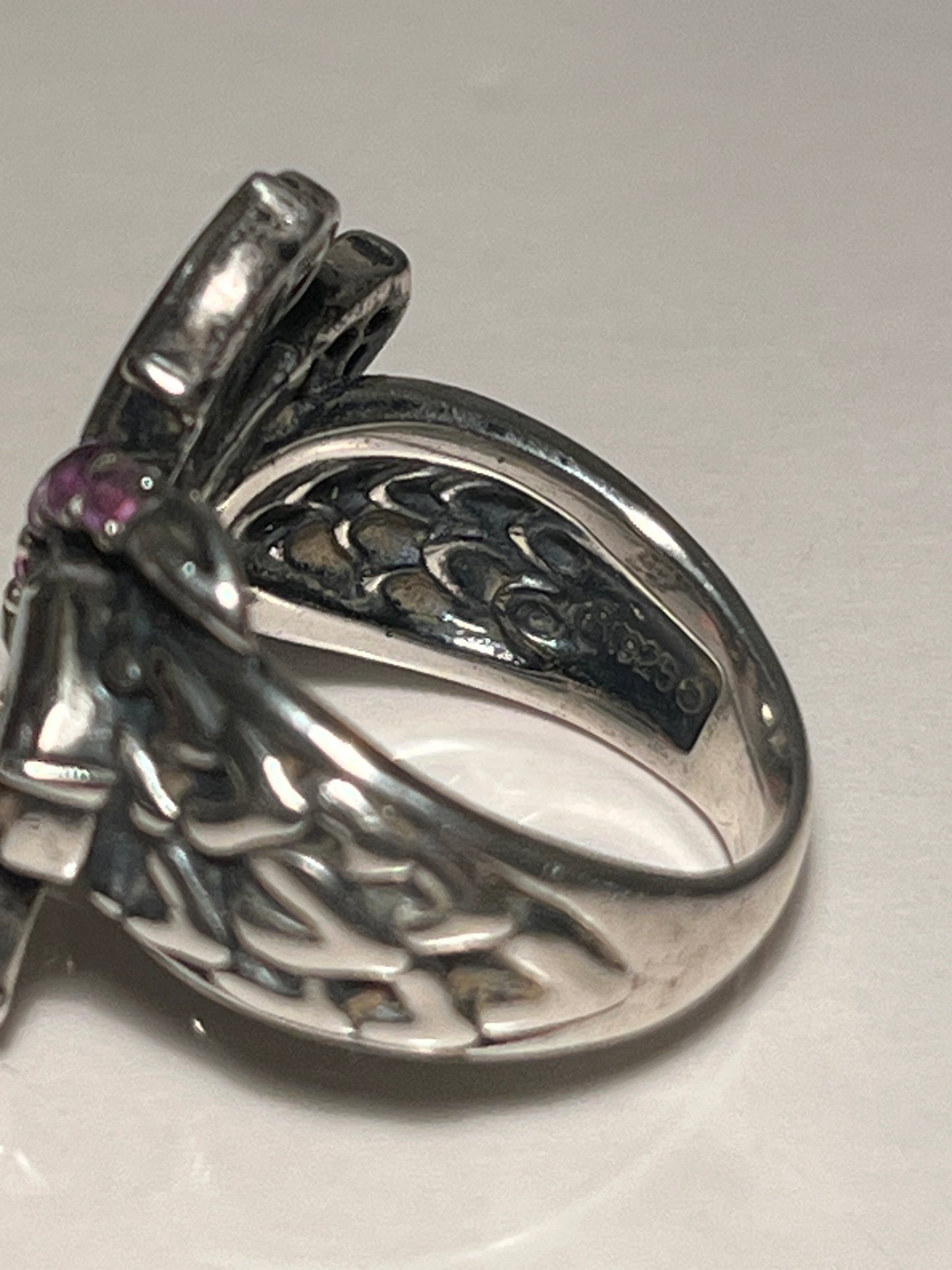 Carolyn Pollock Sterling Silver Firefly Ring