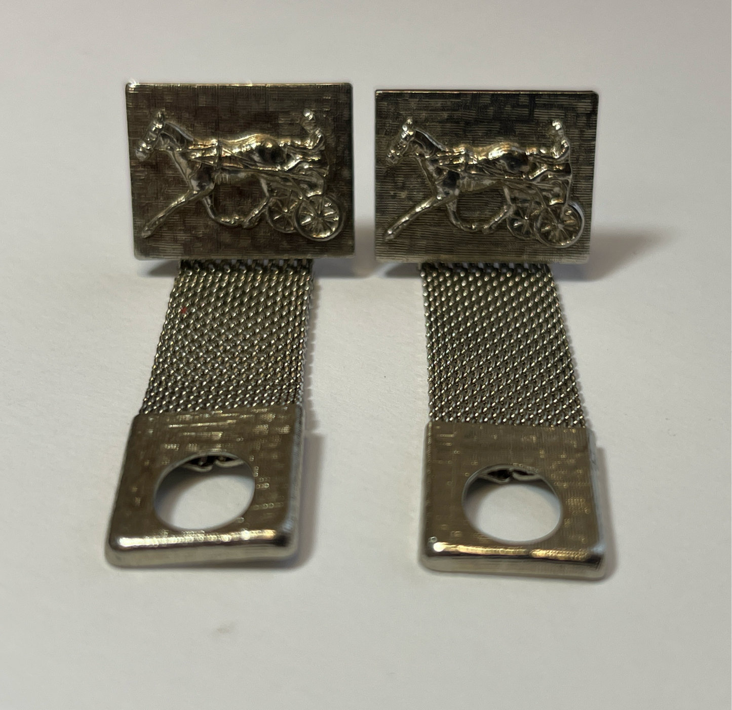 Vintage Wrap-Around Harness Racing Cufflinks