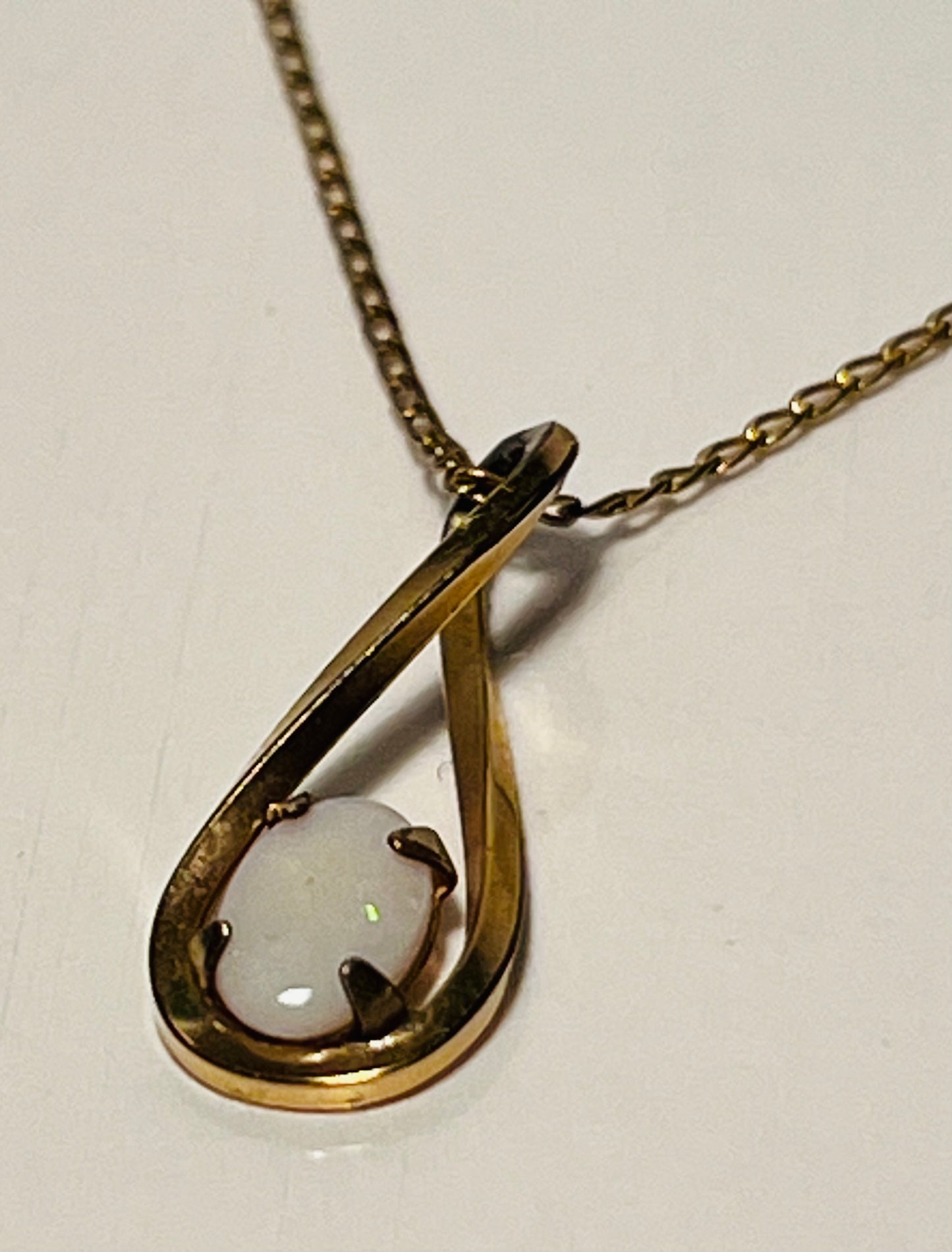 Opal Pendant Necklace