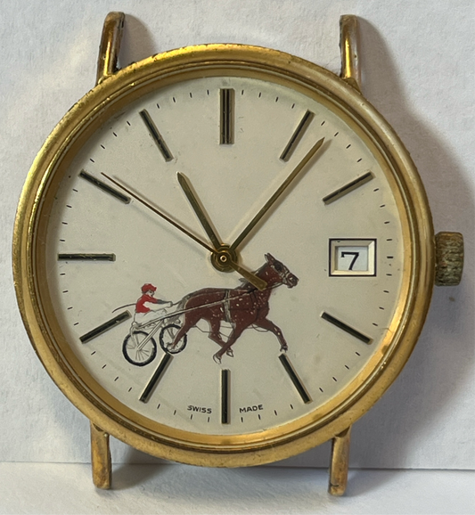 Vintage Harness Racing Watch Face