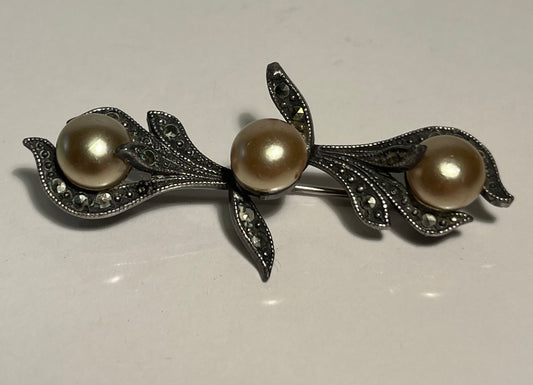 Vintage Marcasite Brooch