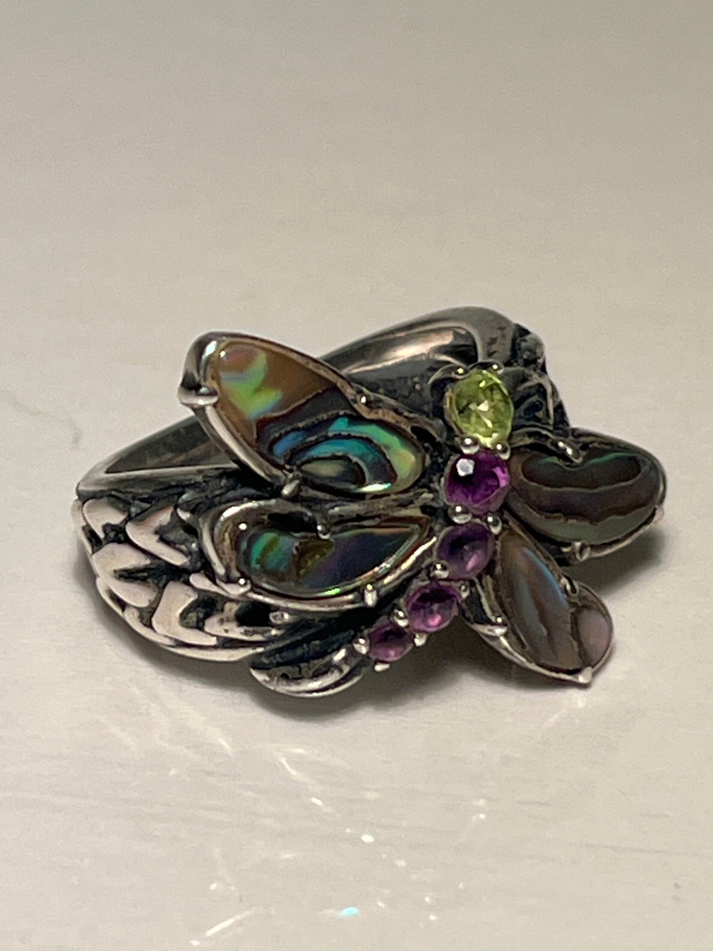 Carolyn Pollock Sterling Silver Firefly Ring