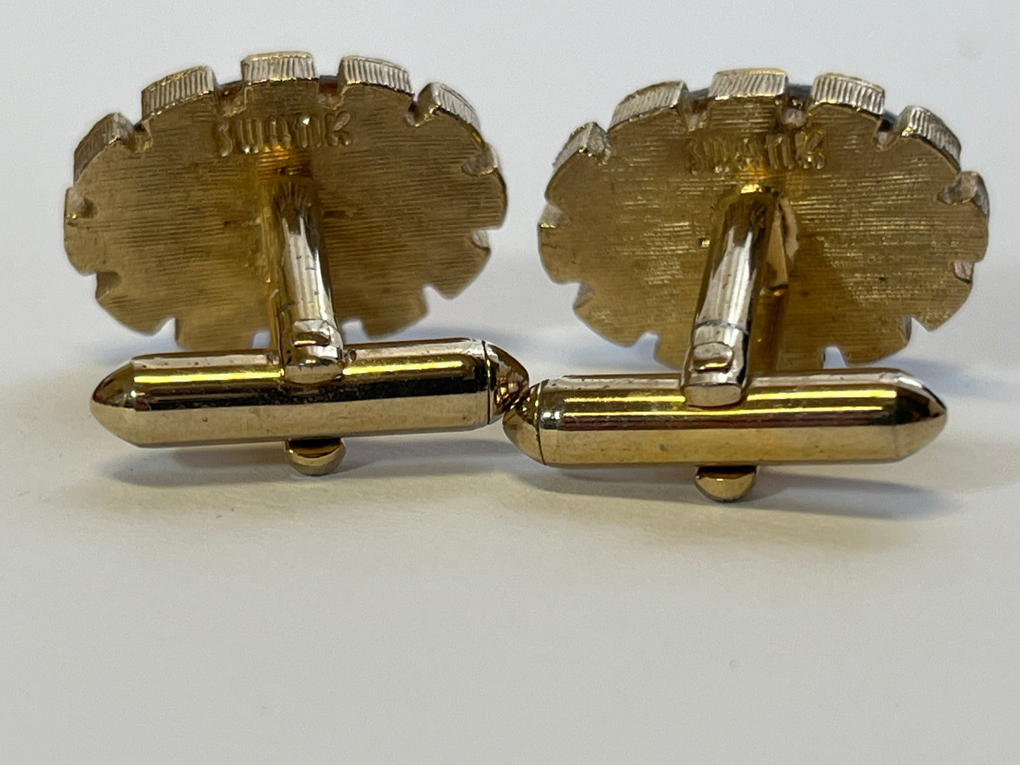 Vintage Swank Amber Cufflinks