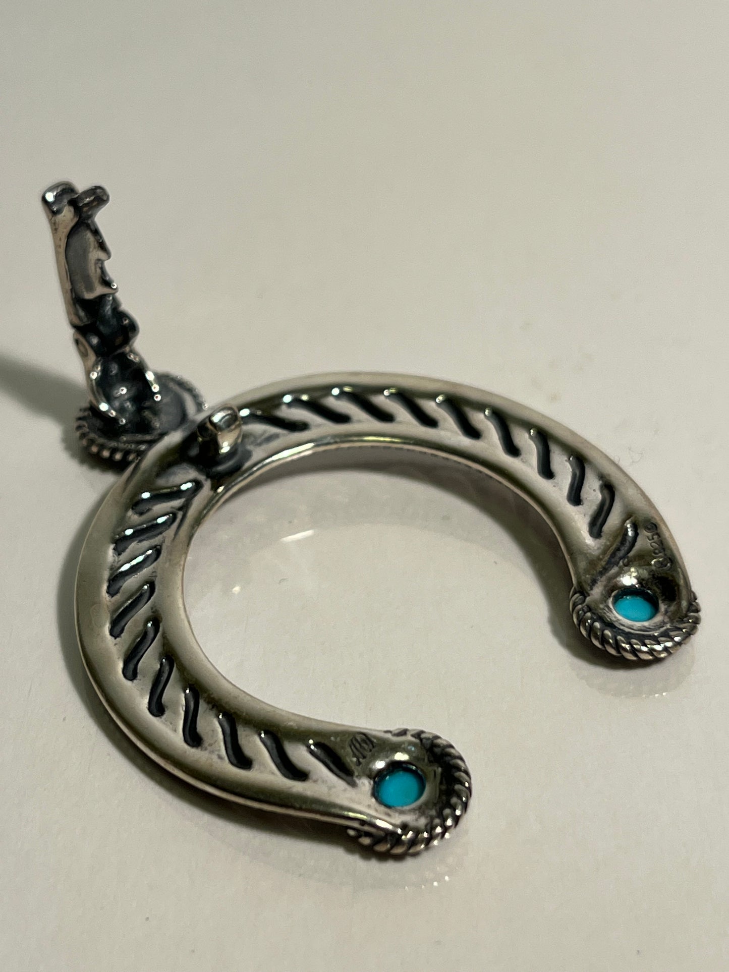 Sterling Silver & Turquoise Necklace by Carolyn Pollack