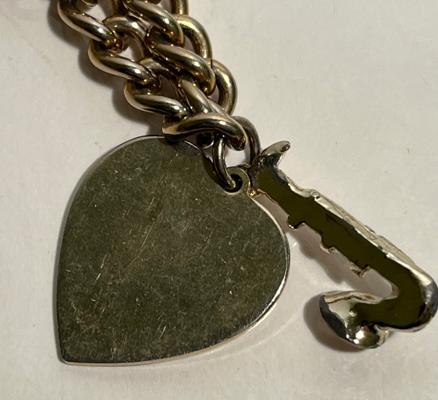 Vintage Charm Bracelet with Musical Instruments