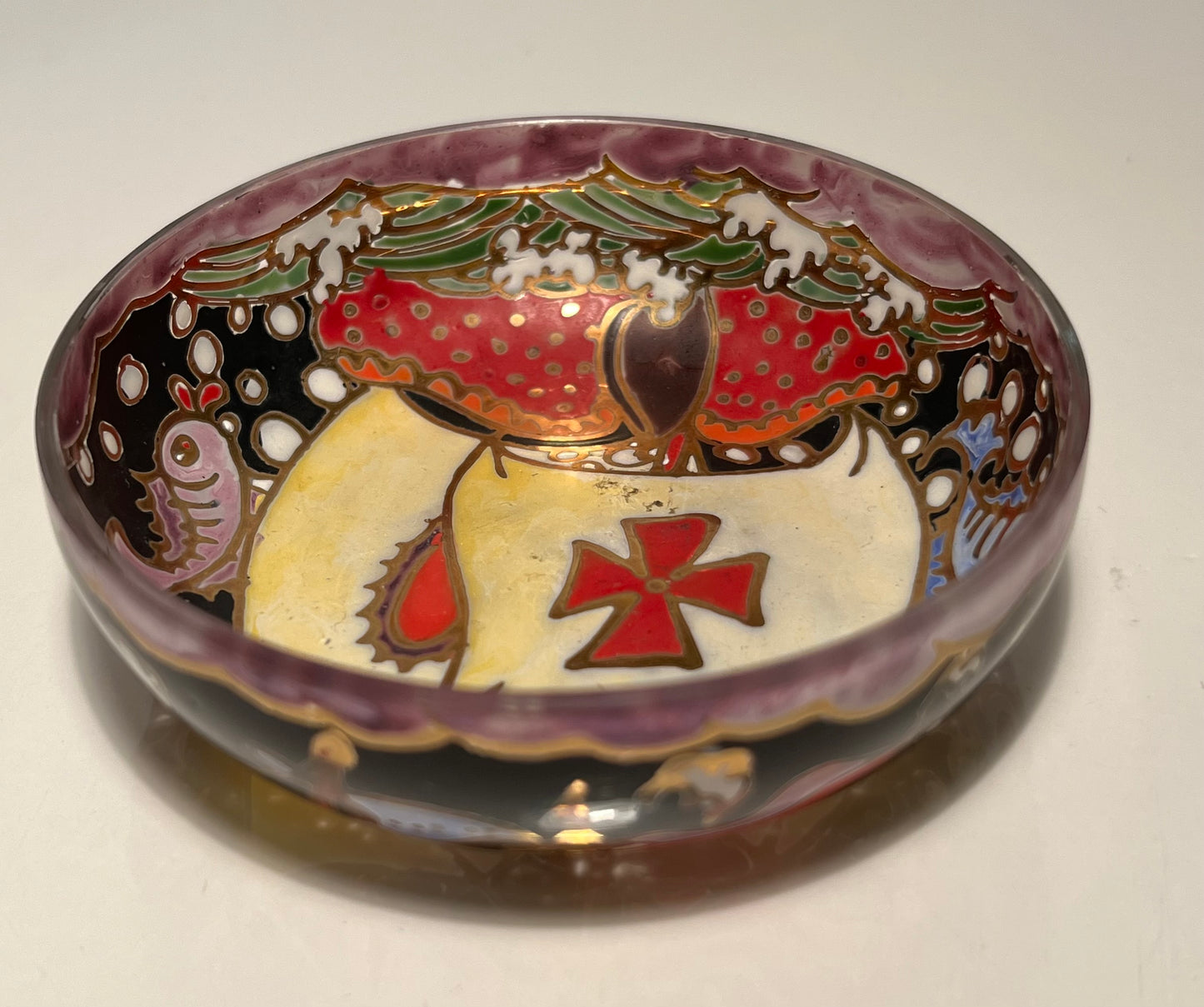 Hand Painted Trinket Bowl