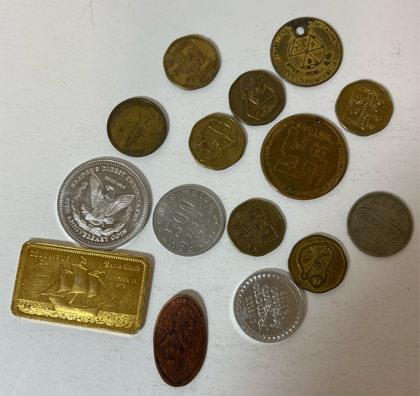 Collection of Vintage Tokens