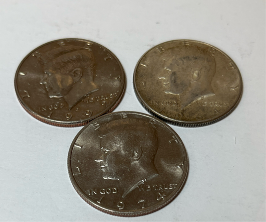 JFK Half Dollars (3)