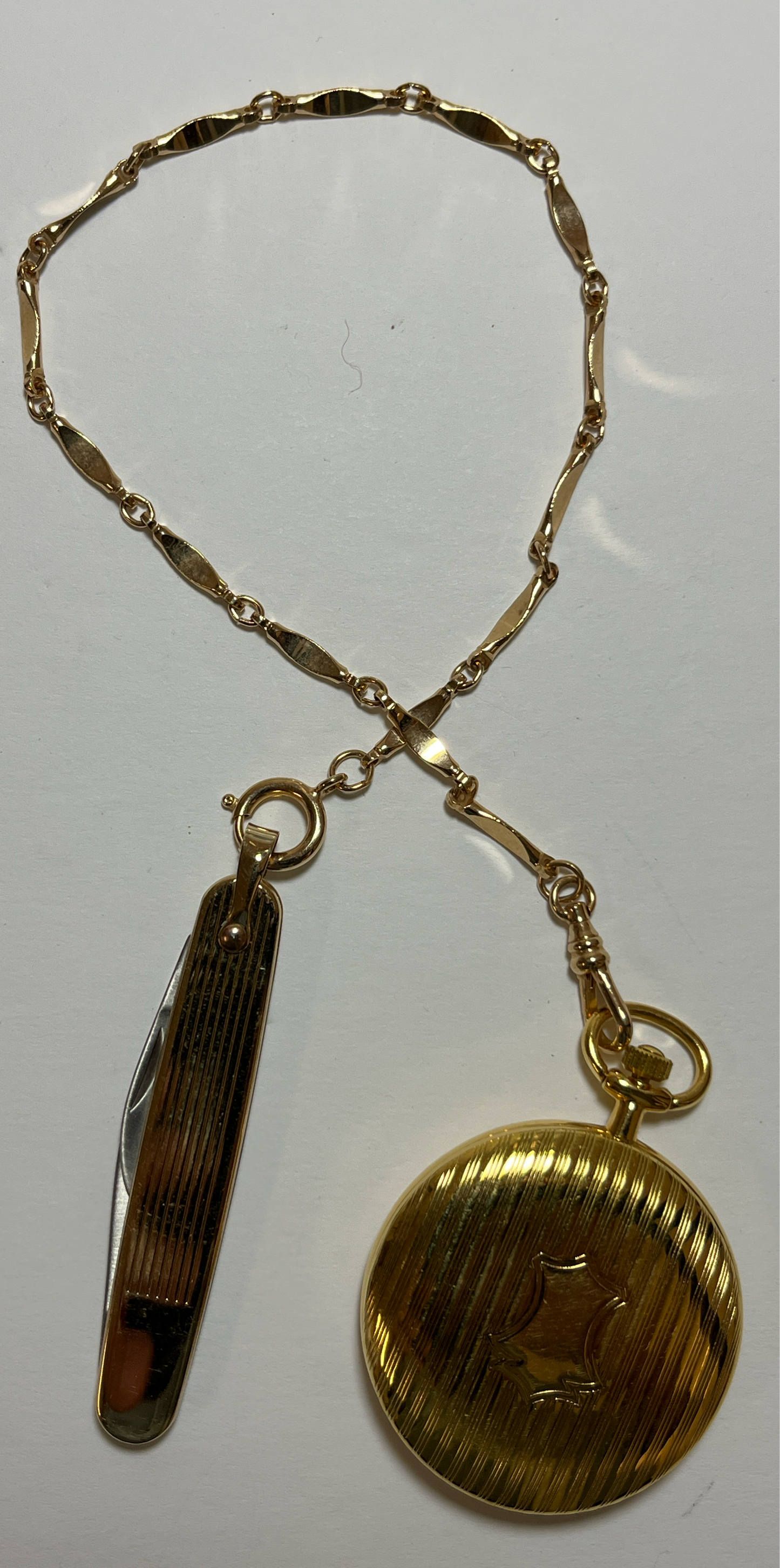 Colibri Pocket Watch with Knife