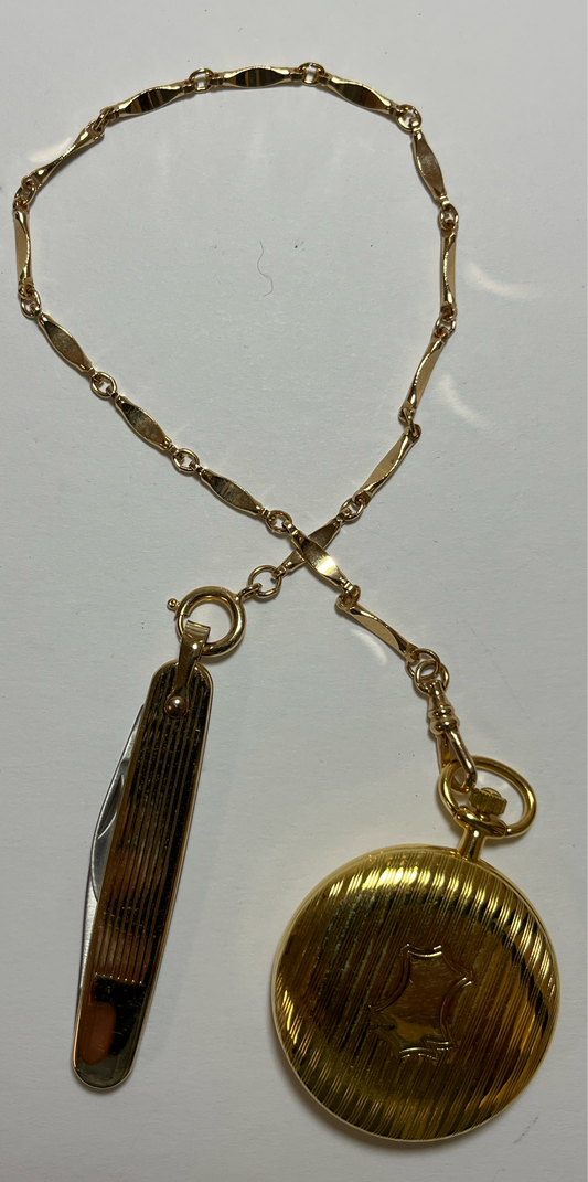 Colibri Pocket Watch with Knife