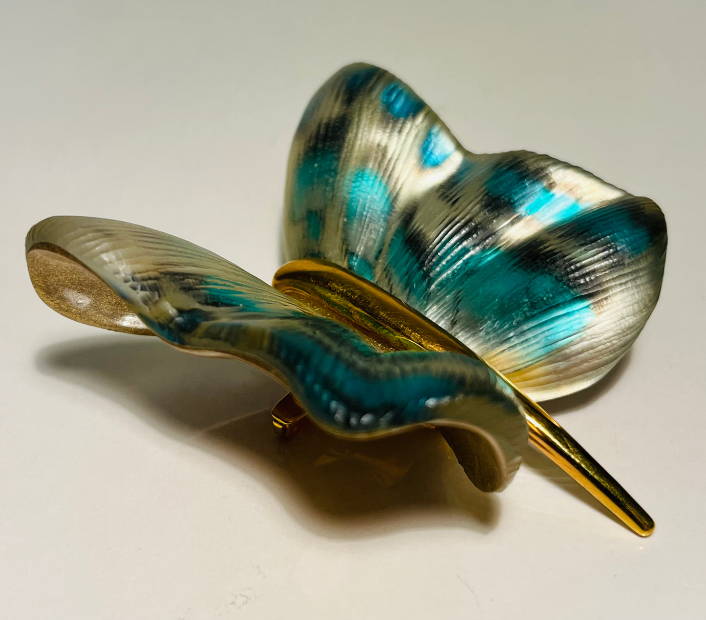 Alexis Bittar Lucite Butterfly Pendant