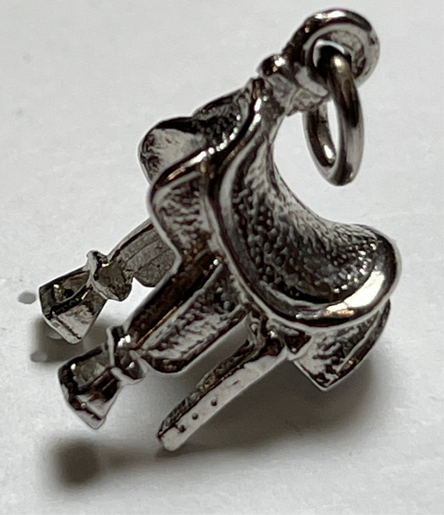 Wells Sterling Silver Saddle Charm