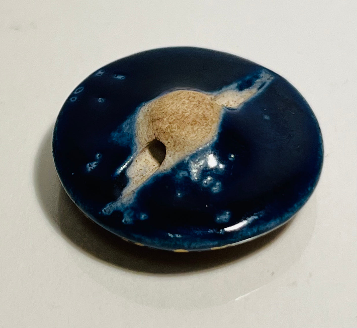 Vintage Handpainted Button