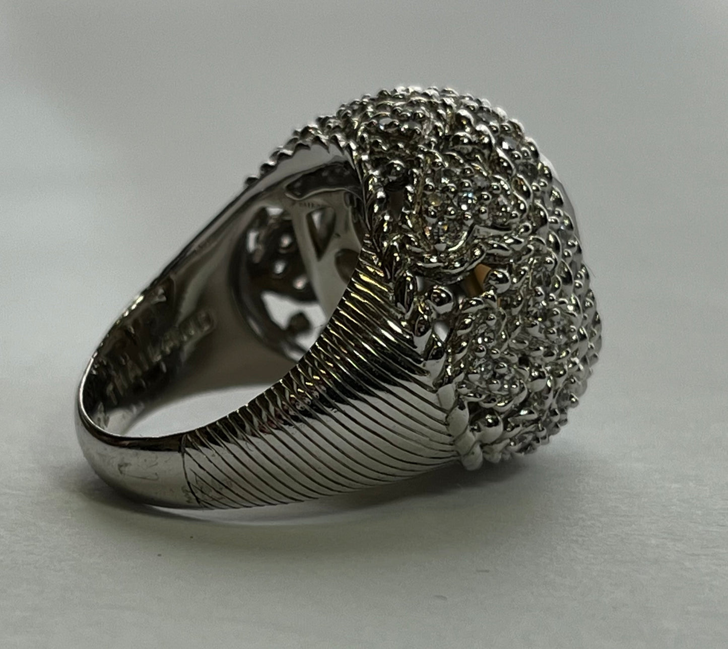 Judith Ripka Sterling Silver Lemon Quartz Cocktail Ring